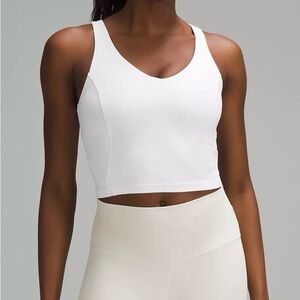 NWT Lululemon Align White Crop Top